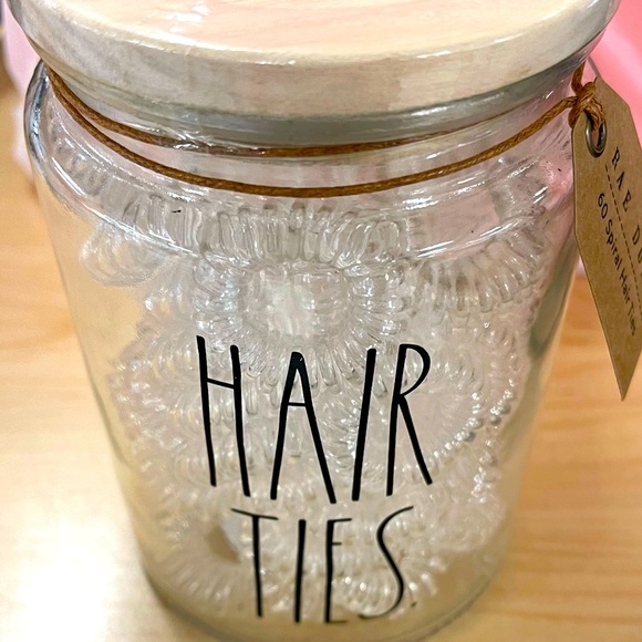 Rae Dunn HAIR TIES Jar